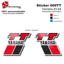 Sticker 600 TT Moto Yamaha 83-84