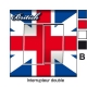 Sticker prise drapeau Anglais universel