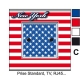 Sticker prise drapeau Américain universel