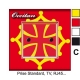 sticker prise drapeau occitan universel