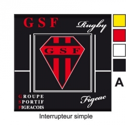 Sticker prise GSF Rugby Figeac