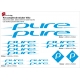 Sticker cadre PURE BMX