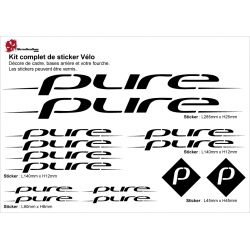 Sticker cadre PURE BMX