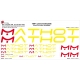 Sticker cadre Mathot vélo XXL