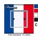 Sticker Prise et Interrupteur électrique drapeau Français