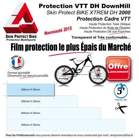 Film de protection cadre VTT épais descente DH Downhill