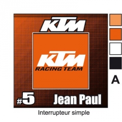 Sticker prise KTM décoration universel