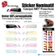 Sticker nominatif Casque MET Parachute VTT