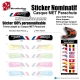 Sticker nominatif Casque MET Parachute VTT