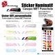 Sticker nominatif Casque MET Parachute VTT