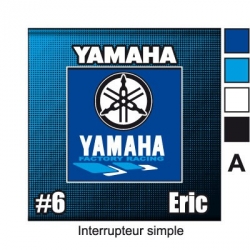 Sticker Prise et Interrupteur électrique Yamaha