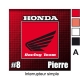 Sticker Prise et Interrupteur électrique Honda