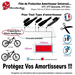 Film de Protection Amortisseur VTT