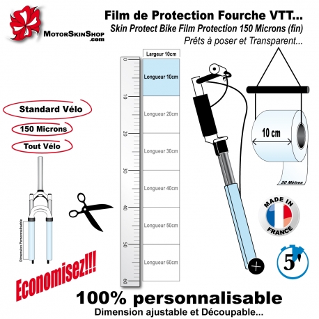 Film de Protection Fourche VTT fin économique
