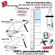 Film de Protection Vélo unitaire 5cm de large économique