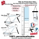 Film de Protection Vélo unitaire 5cm de large économique