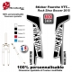 Sticker fourche Rock Shox Boxxer 2015