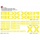 Sticker Boxxer cadre Vélo