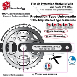 Film de Protection Manivelle Invisible Pédalier