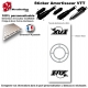 Sticker Amortisseur VTT FOX Blanc Bonbonne