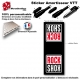 Sticker Amortisseur VTT RockShox Noir Bonbonne