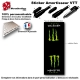 Sticker Amortisseur VTT Monster Energy Noir Bonbonne