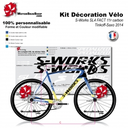 Sticker cadre S Works SL4 2014 Saxo Tinkoff