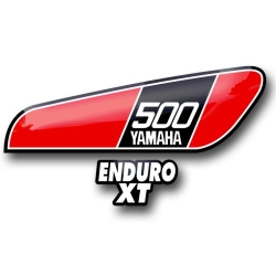 Sticker 500 XT Moto Yamaha restauration