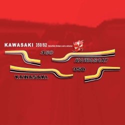 Sticker 350 S2 Kawasaki Moto Yamaha