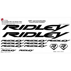 Sticker cadre Ridley Vélo Taille XXl